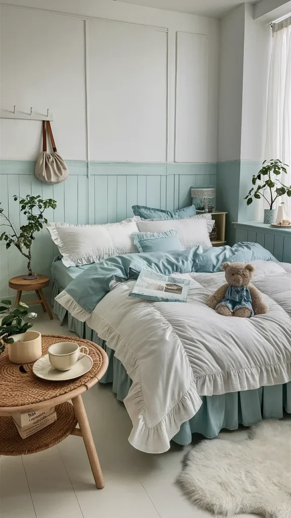 bedroom ideas blue cozy