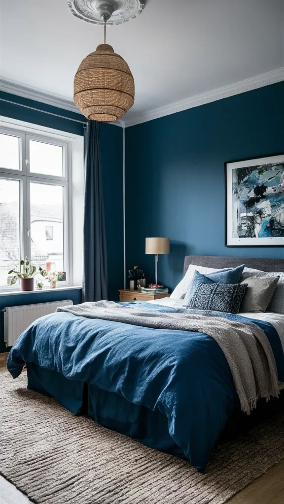 bedroom ideas blue navy