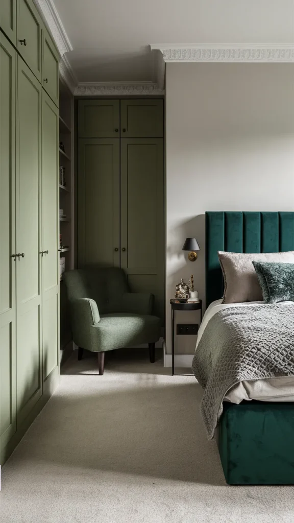 bedroom ideas green furniture