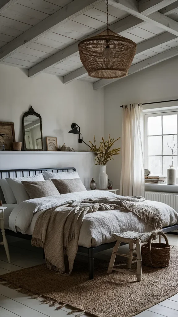 bedroom ideas grey bed Country Charm Anthracite Bed