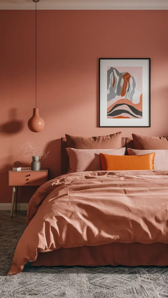 Vibrant Pink and Orange Bedroom Ideas 🍊💖