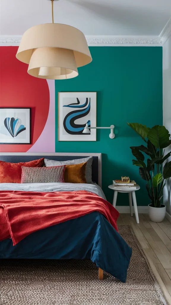 colorful bedroom ideas eclectic
