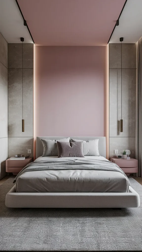 empty wall ideas bedroom pink_4