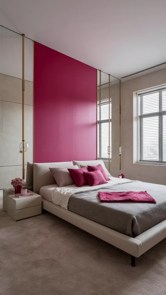 empty wall ideas bedroom pink_4
