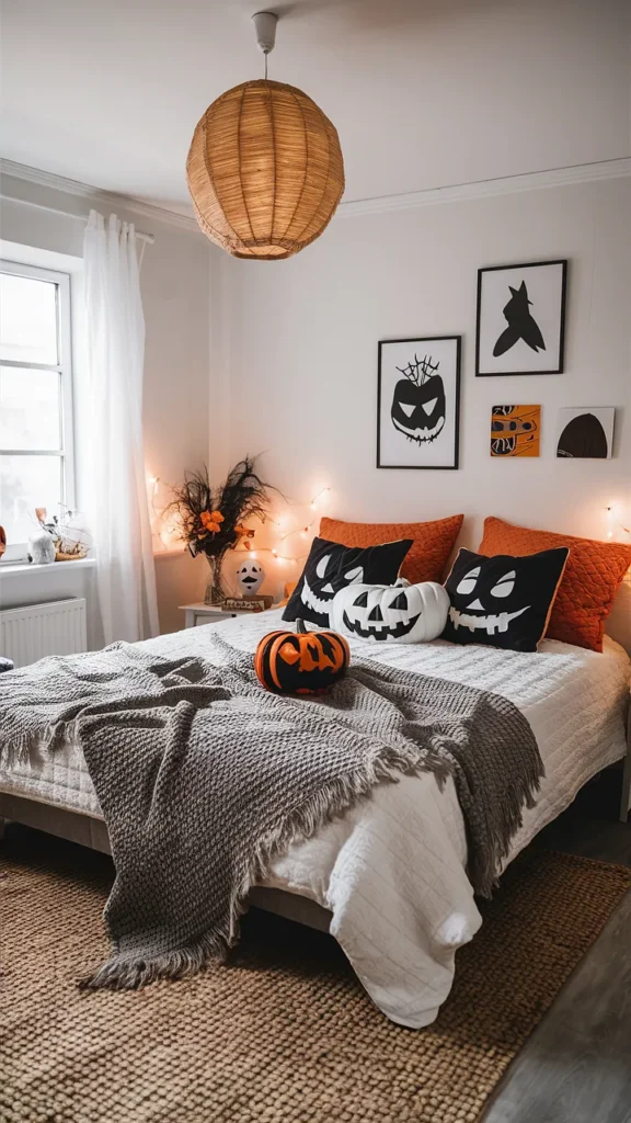 halloween room decor bed