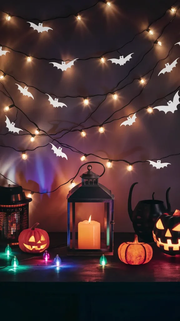 halloween room decor lights