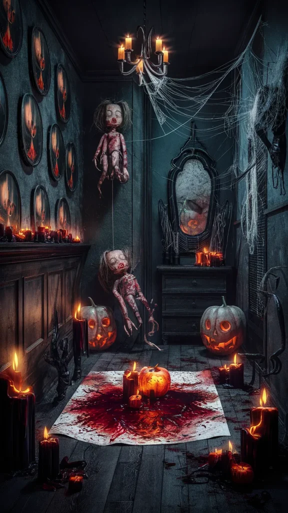 halloween room decor scary