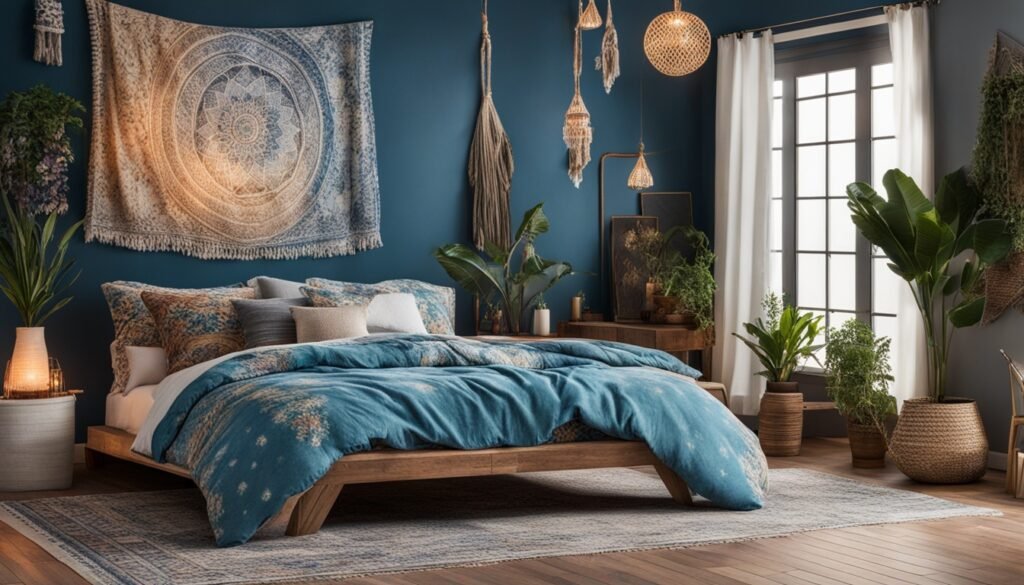 25+ Blue Boho Bedroom Ideas Blue Boho Bedroom