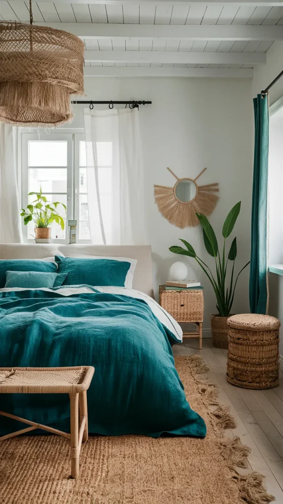 jade green bedroom decor ideas