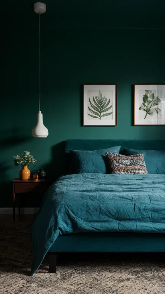 jade green bedroom decor ideas