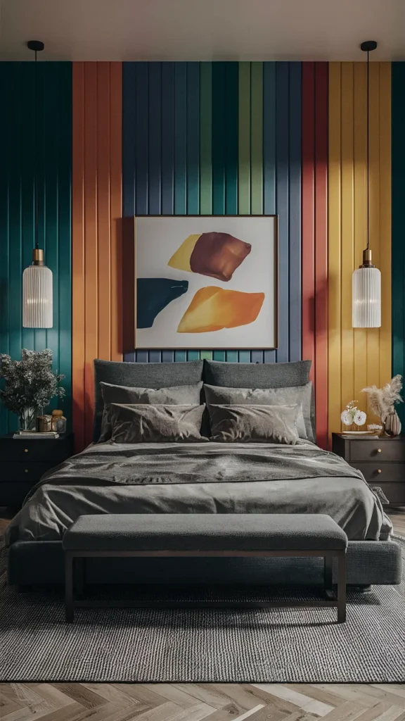 Colorful Ideas for Large Bedrooms