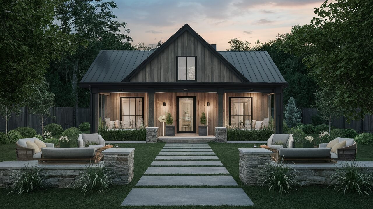 modern farm garden