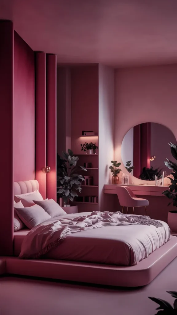 pink bedroom ideas minimalist