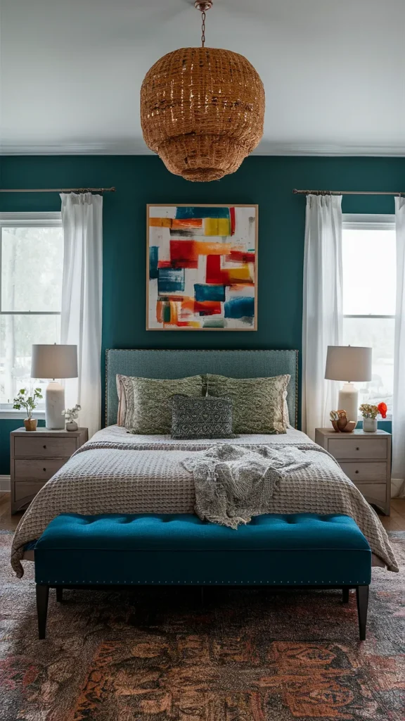 Colorful Queen Bedroom Ideas