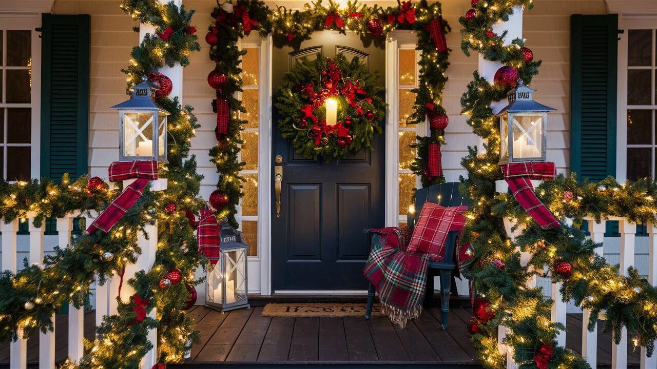 christmas porch décor