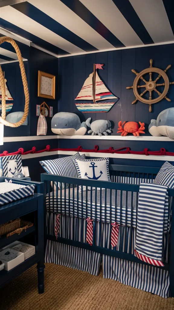 baby boy ocean and nautical nursery ideas