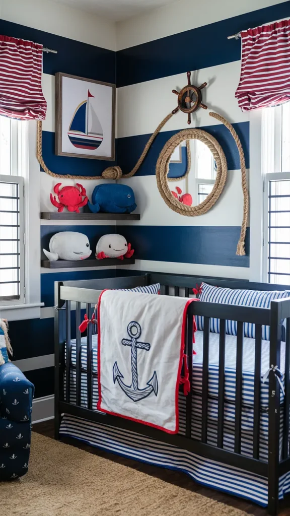 baby boy ocean and nautical nursery ideas