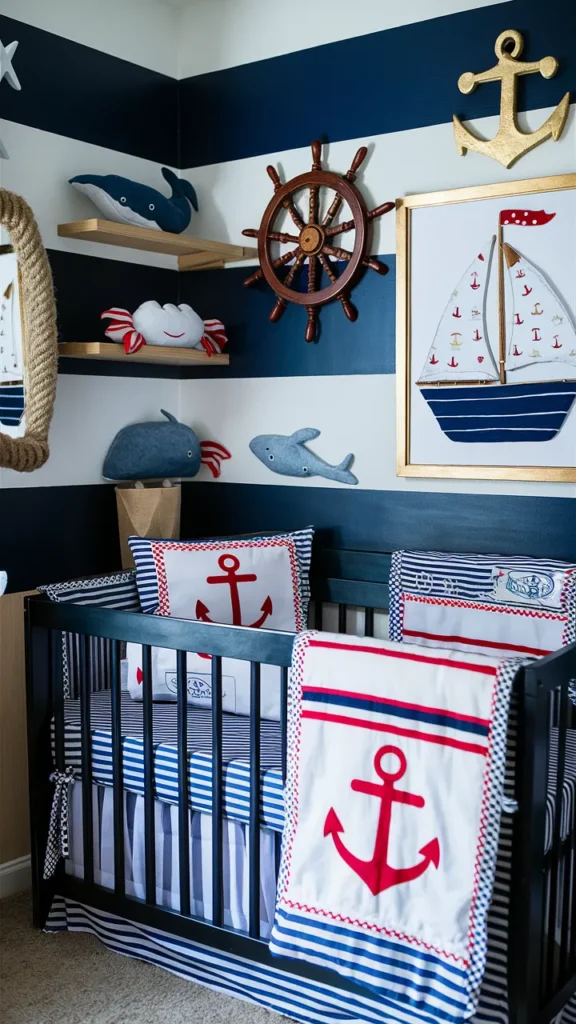baby boy ocean and nautical nursery ideas