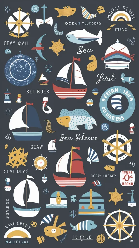 ocean nursery walls