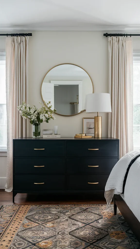 bedroom ideas black dresser