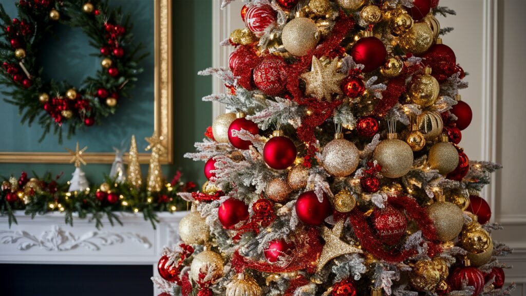 Christmas tree ideas in red
