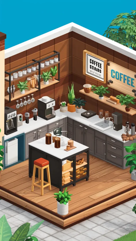coffee bar ideas bloxburg