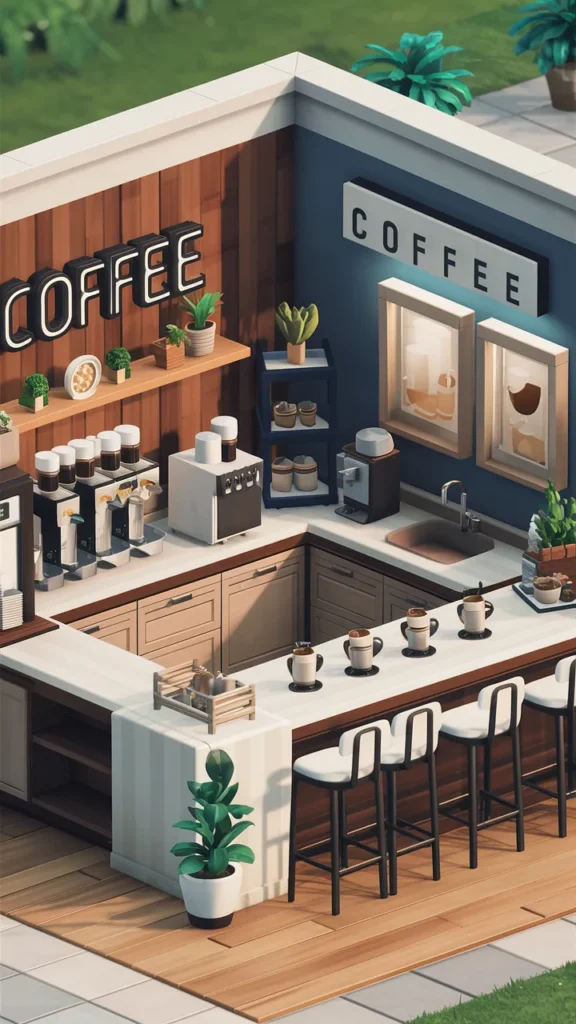 coffee bar ideas bloxburg