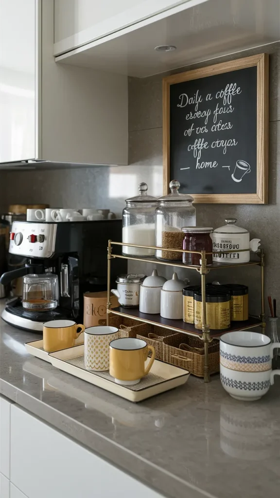 coffee bar ideas countertop
