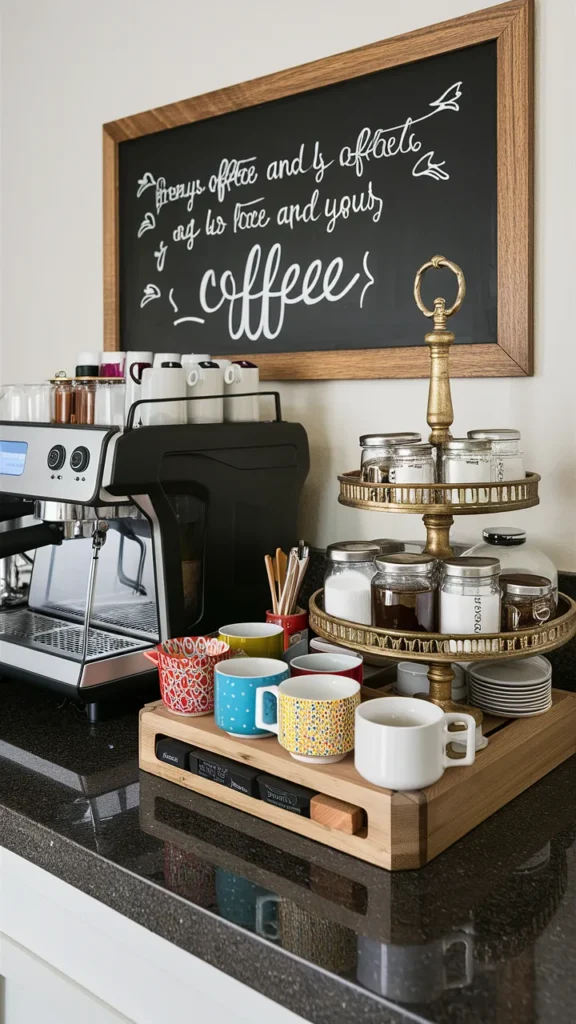 coffee bar ideas countertop