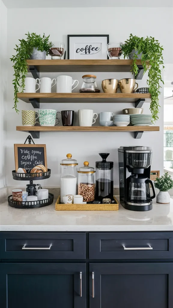 coffee bar ideas countertop
