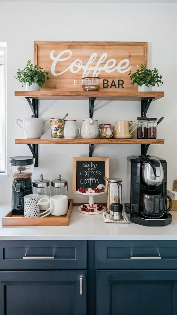 coffee bar ideas countertop