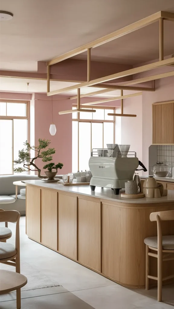 coffee bar ideas japandi