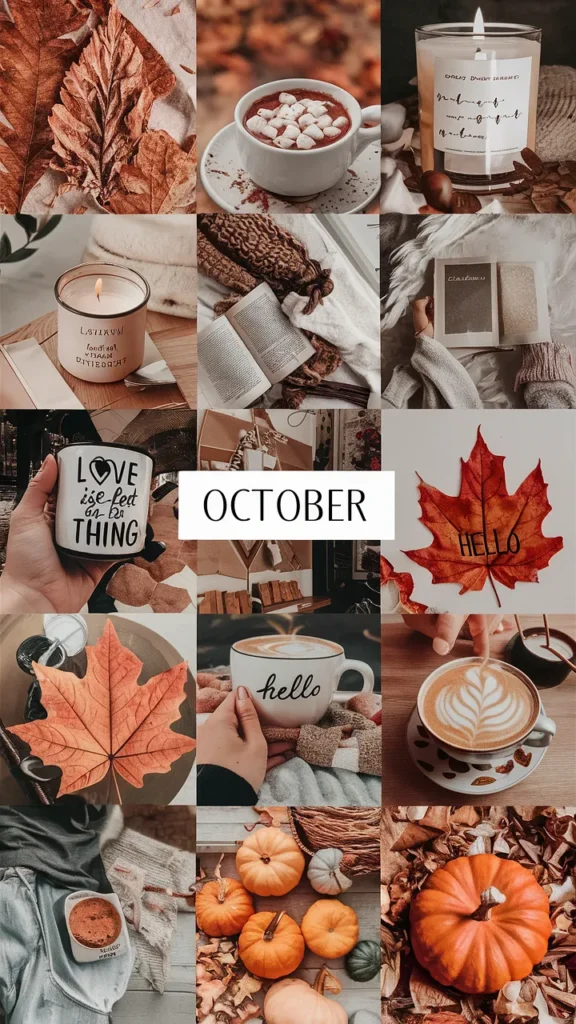 collage wallpaper october