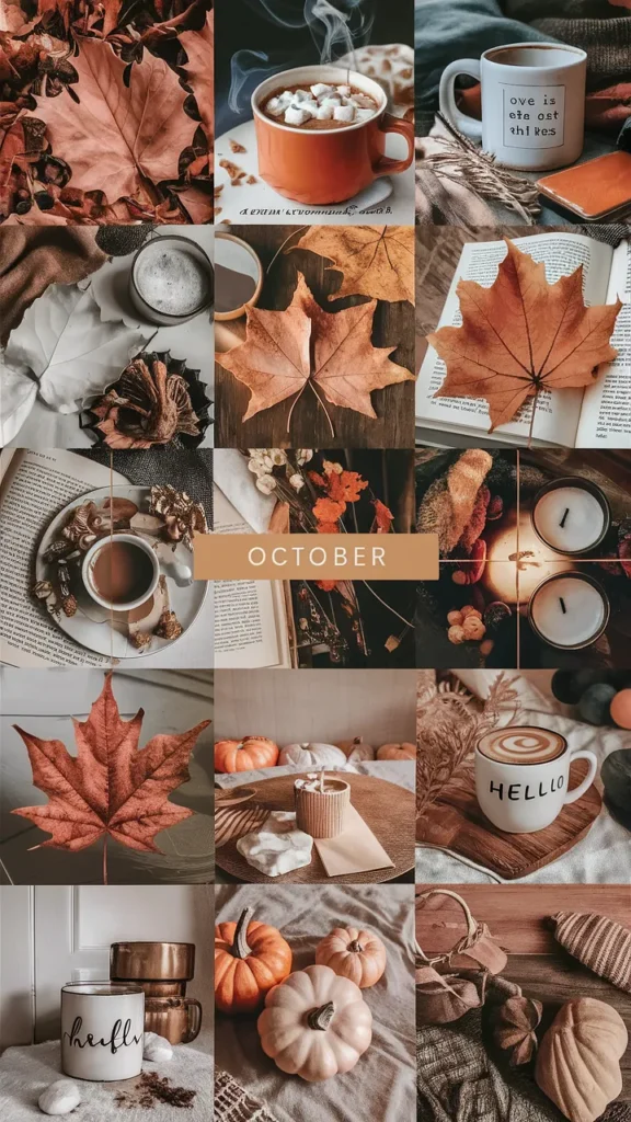 collage wallpaper october