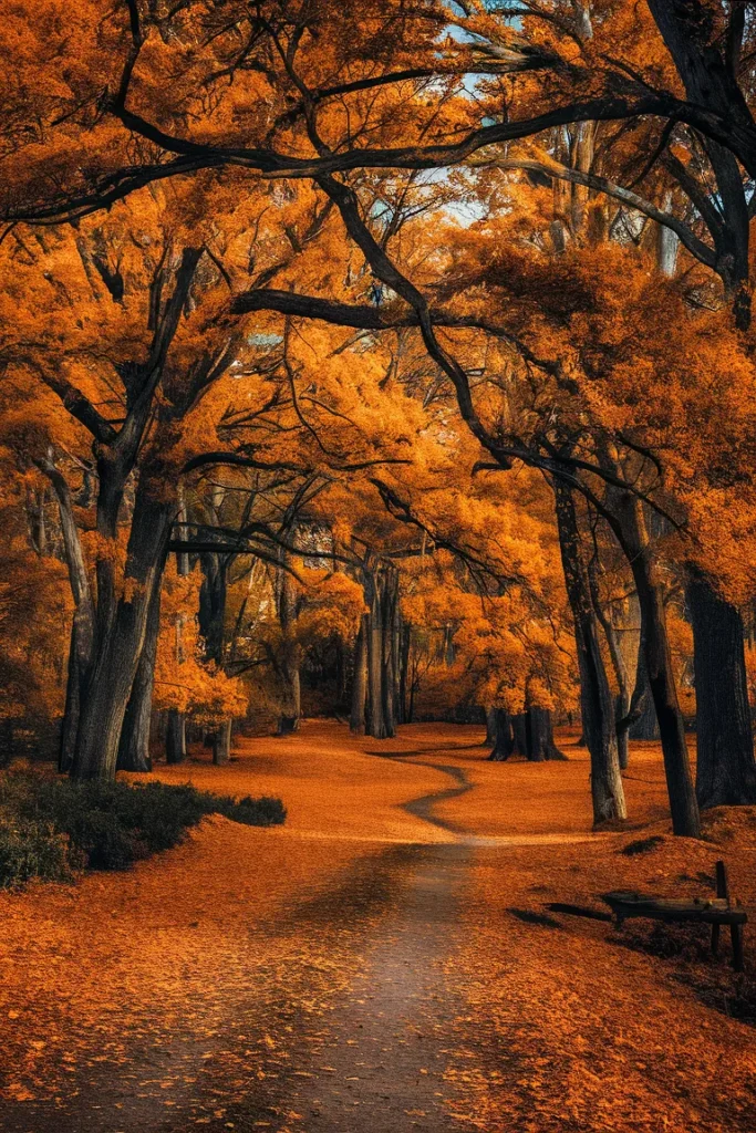 fall phone wallpaper bright