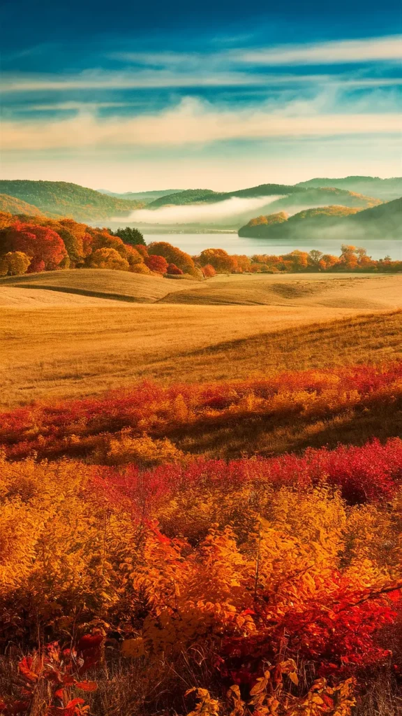 fall phone wallpaper landscape