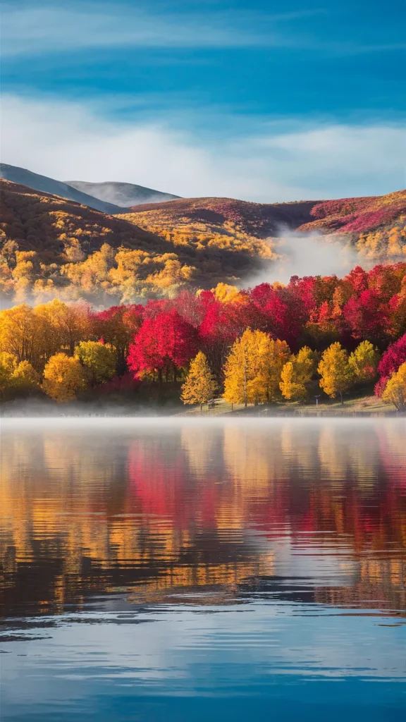 fall phone wallpaper landscape
