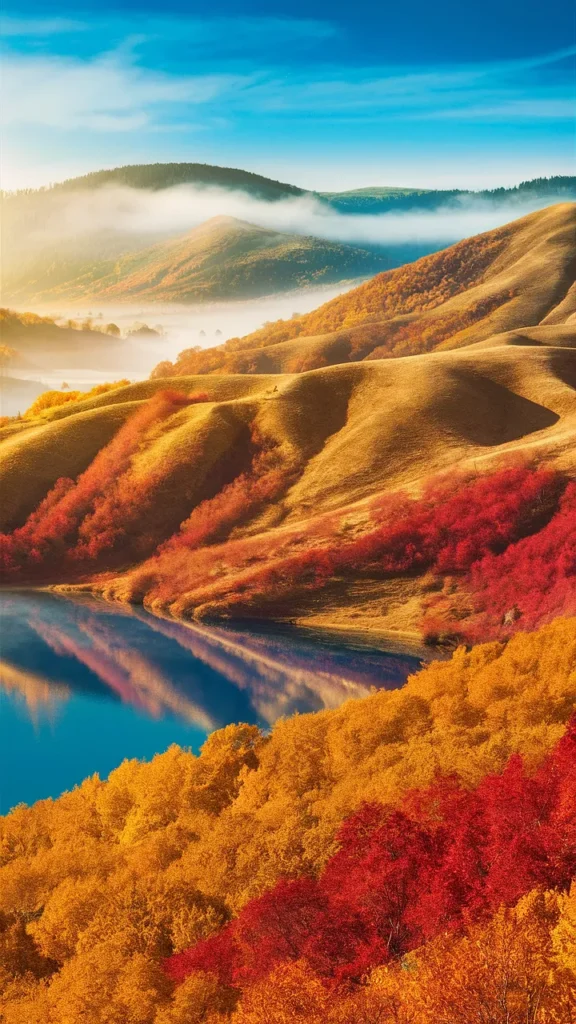 fall phone wallpaper landscape