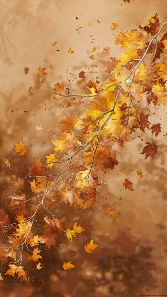 fall phone wallpaper yellow