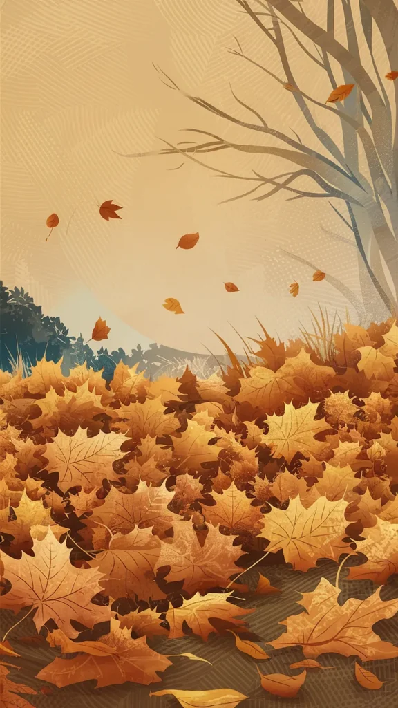fall phone wallpaper yellow