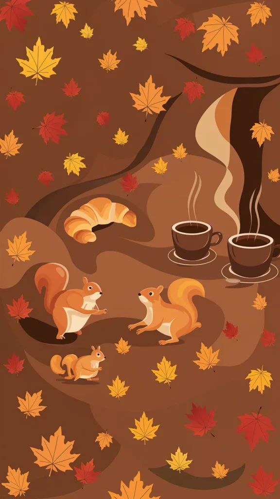fall thanksgiving phone wallpaper