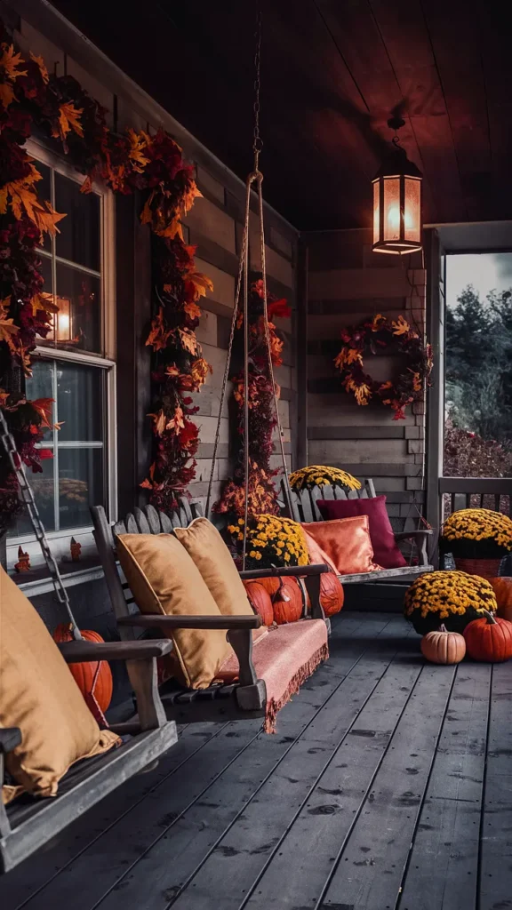 front porch ideas curb appeal fall