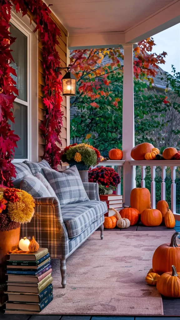 front porch ideas curb appeal fall