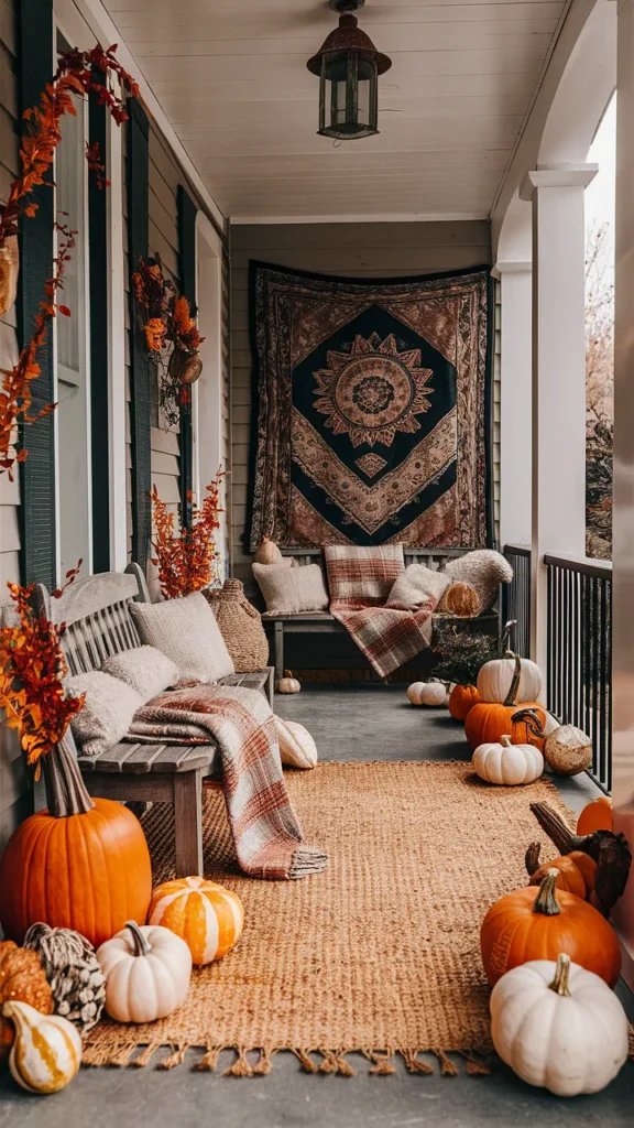front porch ideas for fall farmhouse