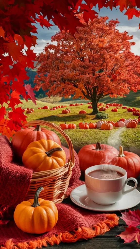 girly fall phone wallpaper