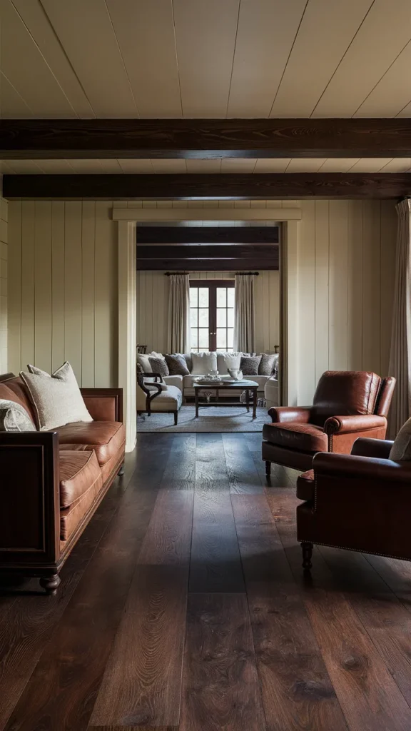 living room inspiration dark brown floor