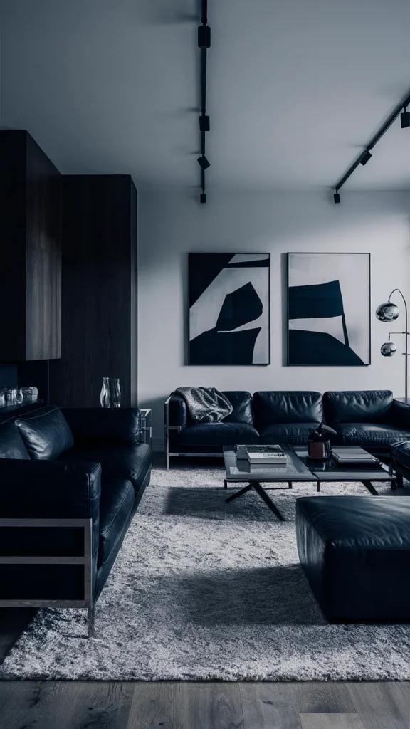 living room inspiration dark modern