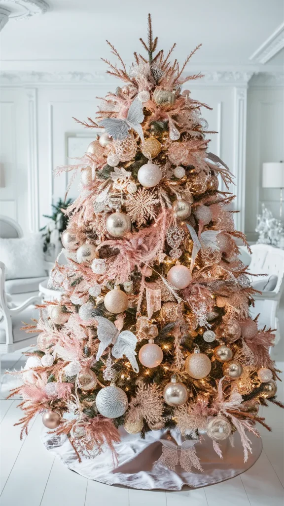 pretty christmas tree ideas aesthetic