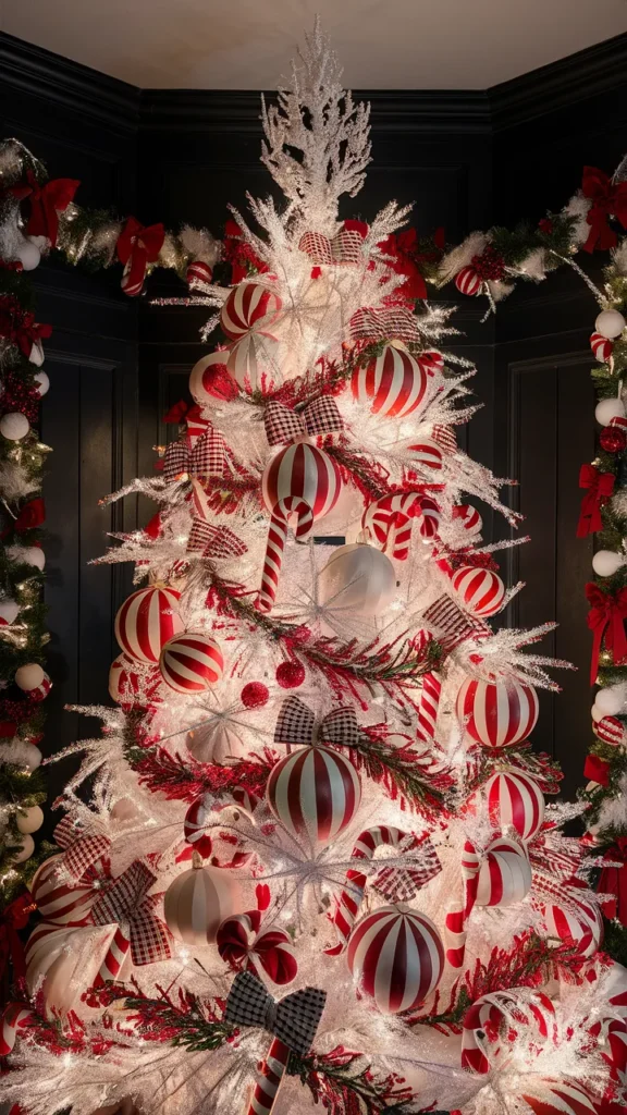red and white christmas tree ideas hobby lobby