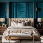 Dark Teal Bedroom